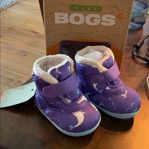 Baby Bogs Elliot Whale Infant Boots Size 2